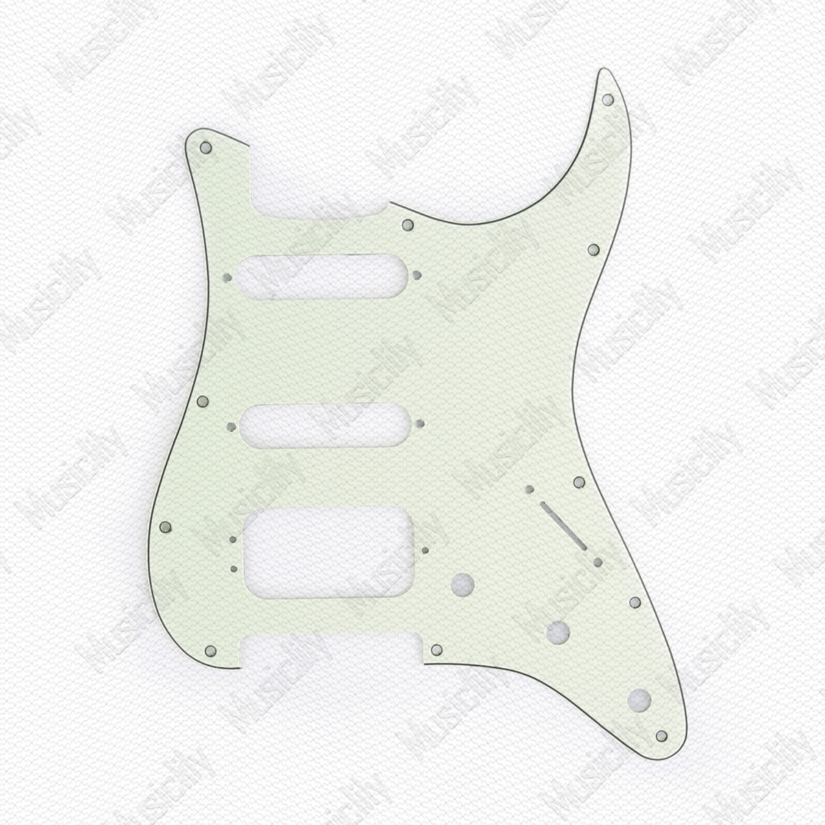 Musiclily ST Electric Guitar Alone Double SSH Protection Board 11 Nails Double 3 screw dongle Meuhao Fender