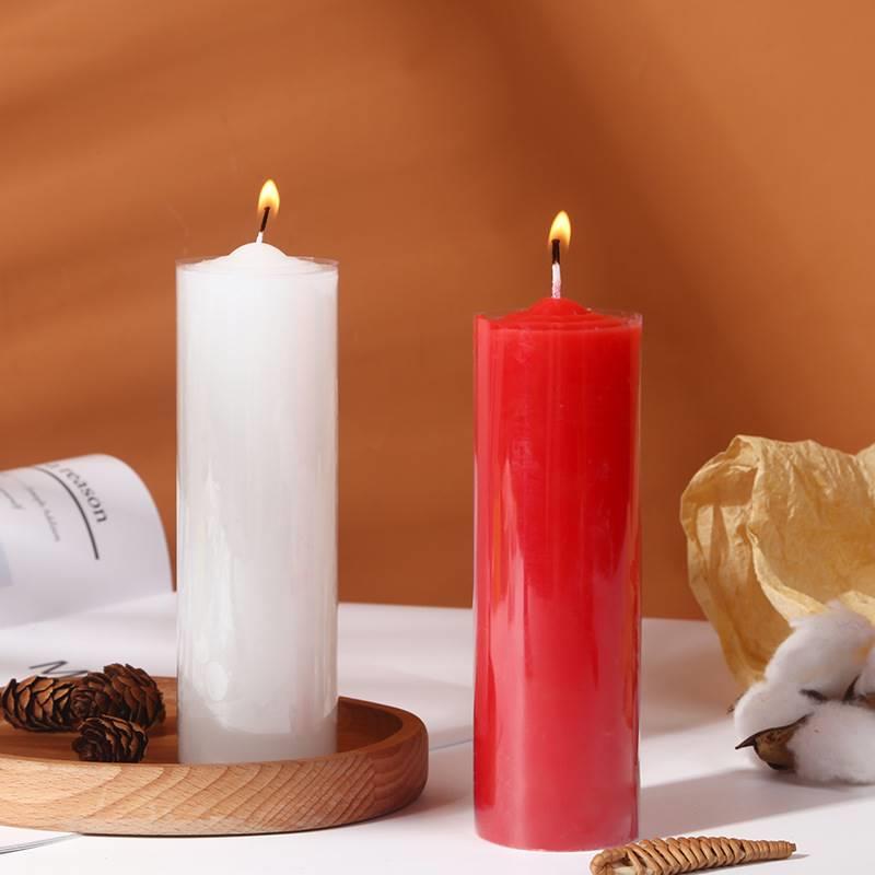 Power outage lighting smoke-free candle household emergency prevention for Buddha candle red and white large and coarse burn-resistant candlestick candlestick candlestick candlestick candlestick