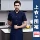 Cotton quần áo làm việc đầu bếp tùy chỉnh nam mùa hè tay ngắn nhà hàng khách sạn thịt nướng nhà hàng lẩu căng tin quần áo làm việc in logo áo đầu bếp áo bếp nữ