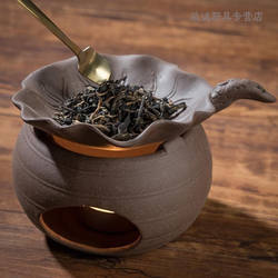 陶瓷焙茶器烘焙炉粗陶烤茶炉陶瓷茶叶提香器蜡烛烤茶器醒茶器温茶