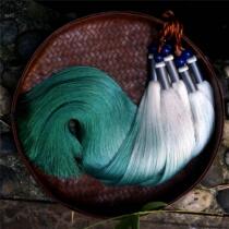 Silk Guqin spike Gradually silk thousand spikes waterfall musical instrument ice silk pure hand-made antique flow su professional decoration