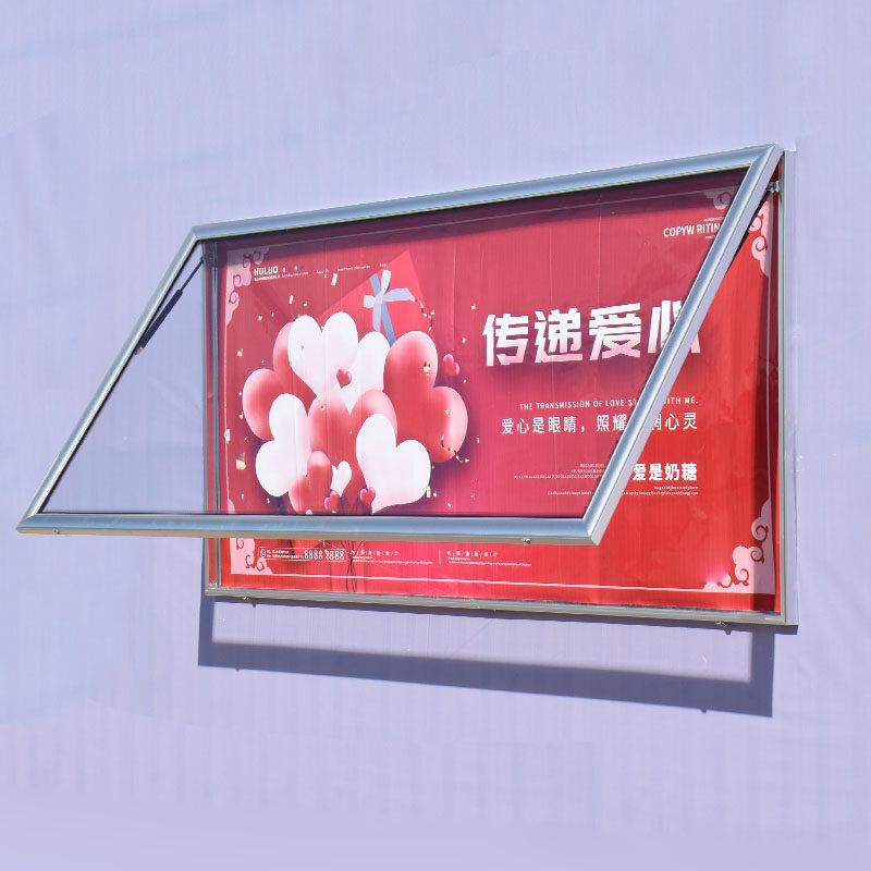 Customized outdoor wall promotional bar paint bulletin board Bulletin board display plate window bar cultural exhibition board