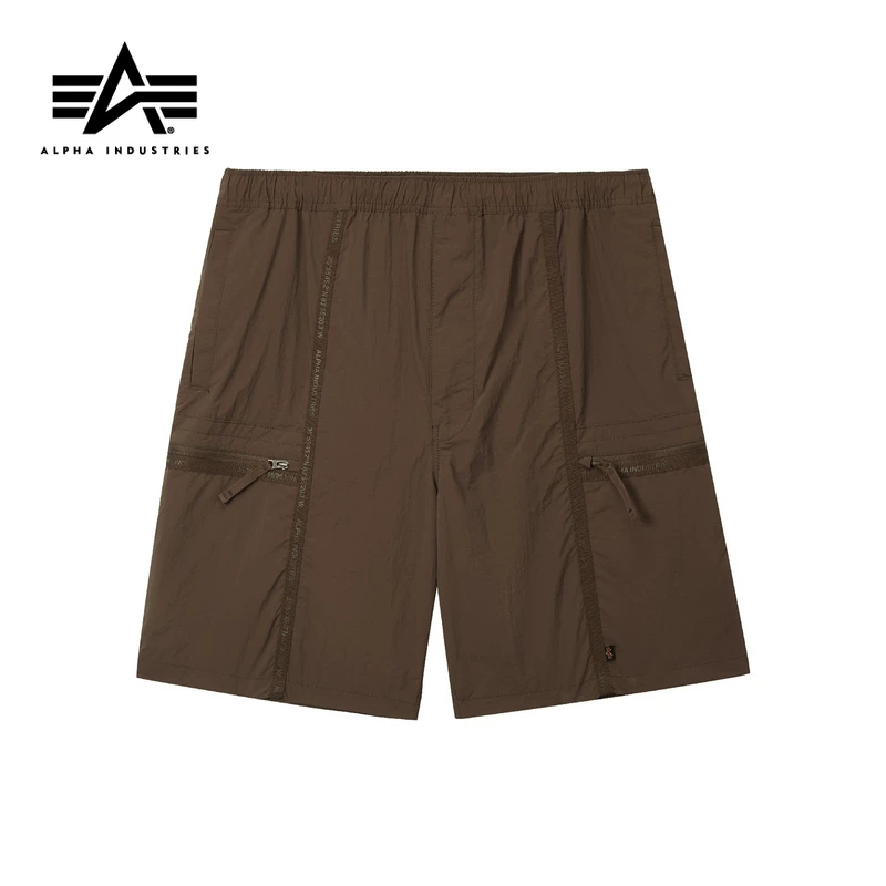 Мужские шорты Alpha Industries в новой моде, простые свободные повседневные шорты с молнией и карманом 000020O