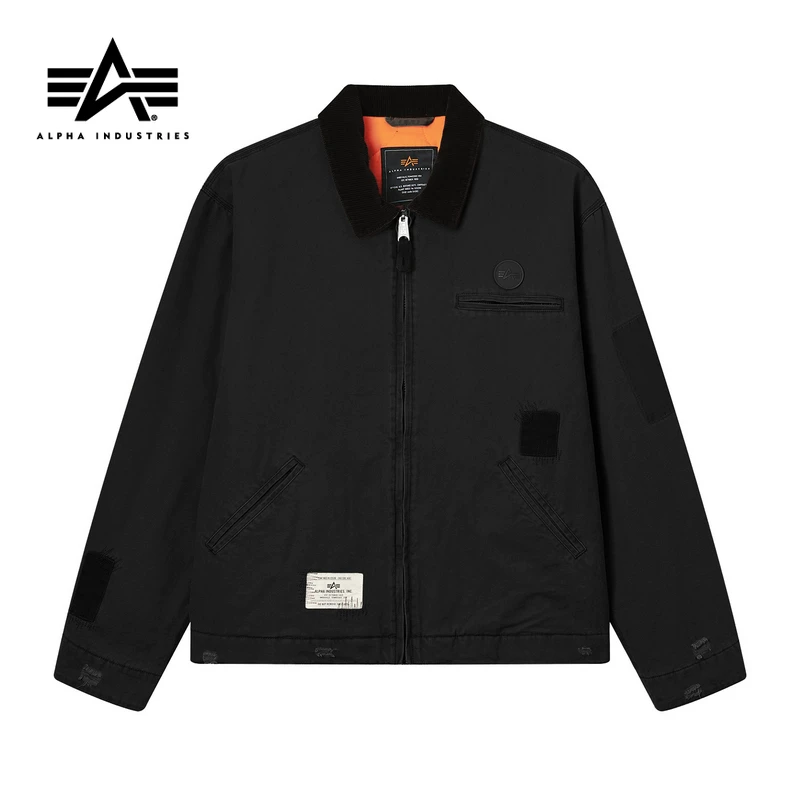 Мужская и женская куртка с новым американским лацепpatch дизайном от Alpha Industries, размер 000063P