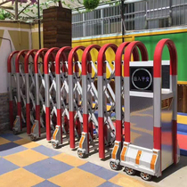 Aluminum alloy electric telescopic door Courtyard Gate Cell Electric Gate Factory Gate Factory Automatic Shrink Door Fire Door