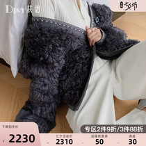 Disy2020 new fur one-piece coat womens mid-length Austin wool fur sheepskin stitching coat