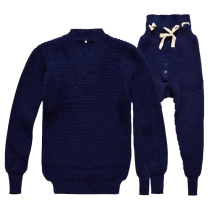 Stock 59 pilot sweater trousers suit woolen autumn clothes autumn trousers pure wool sweater mens winter warmth