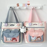 Шоппер, сумка для телефона, сумка на одно плечо, льняная сумка, универсальный вместительный и большой портфель, сумка для учебы