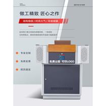 Zhejiang steel multifunctional classroom podium table vertical multimedia podium podium teaching school teacher teacher