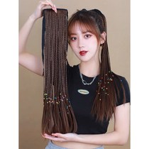 Dirty Braid Wig Little Braid Wig Pony Stern Women National Wind Gusty stage Performance Strap Dirty Braid Wig Braid