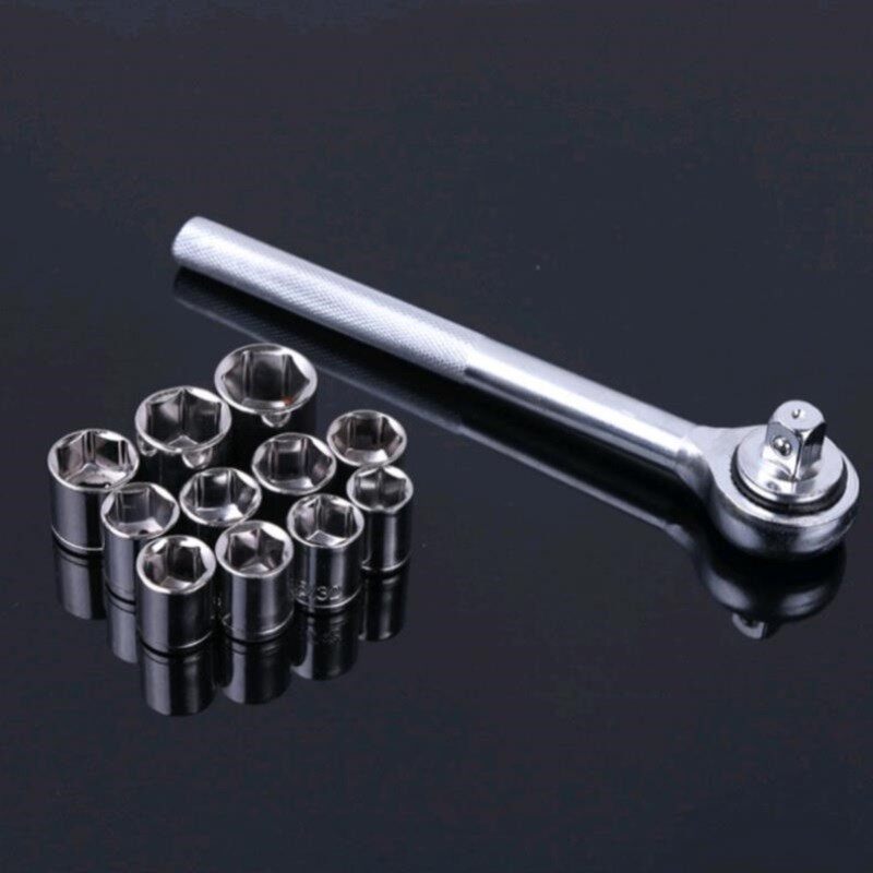 Automobile repair tools Daquan universal headboard wrench ratchet sleeve set combination full toolbox b