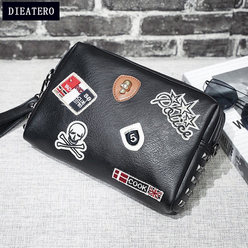 Men's handbags Korean version trend leather clutch bag men's luxury casual clutch bag European and American fashion new large-capacity clip bag