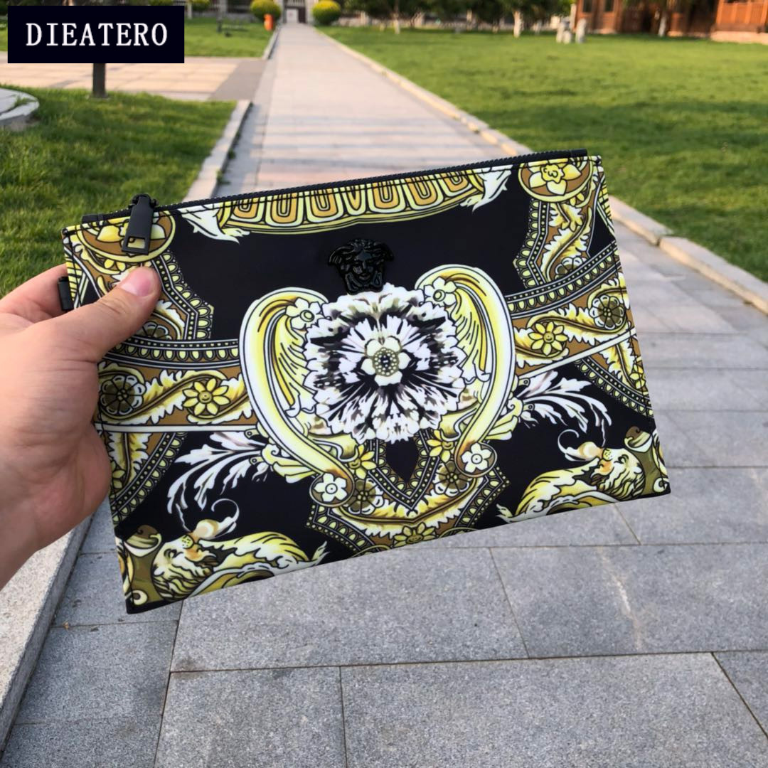 Men's New Casual Ultra-thin Envelope Bag Clutch Men's Youth Fashion Trend Personality Net Red Wallet Bag