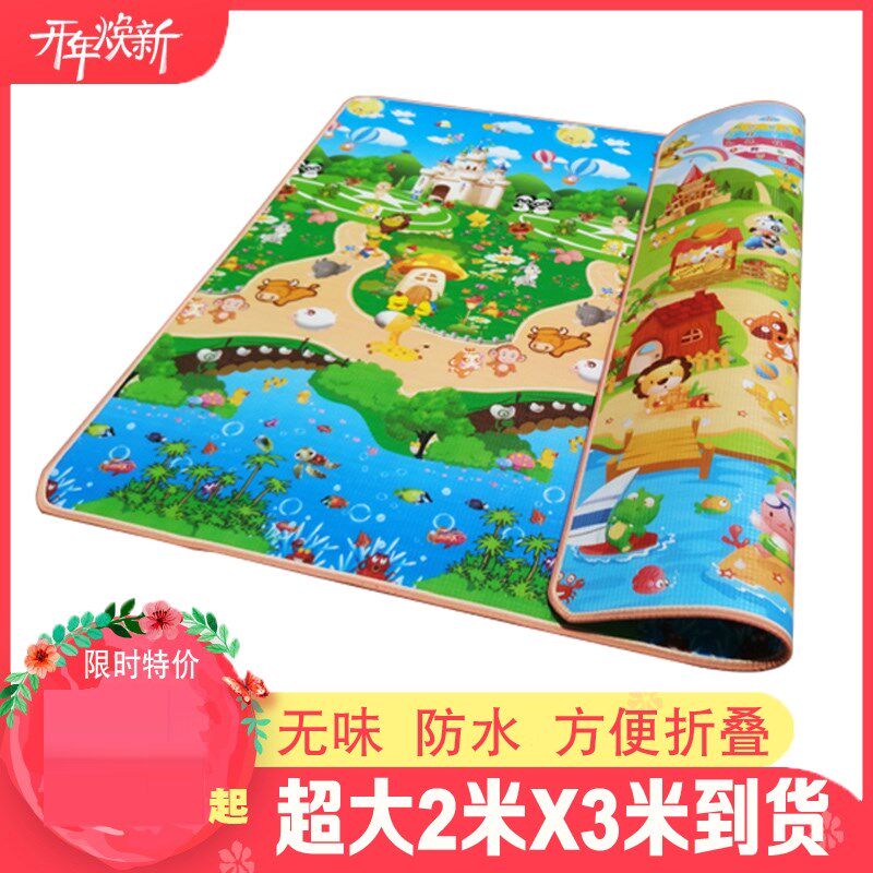 Sponge protective children's pillow from foam for crawling odorless