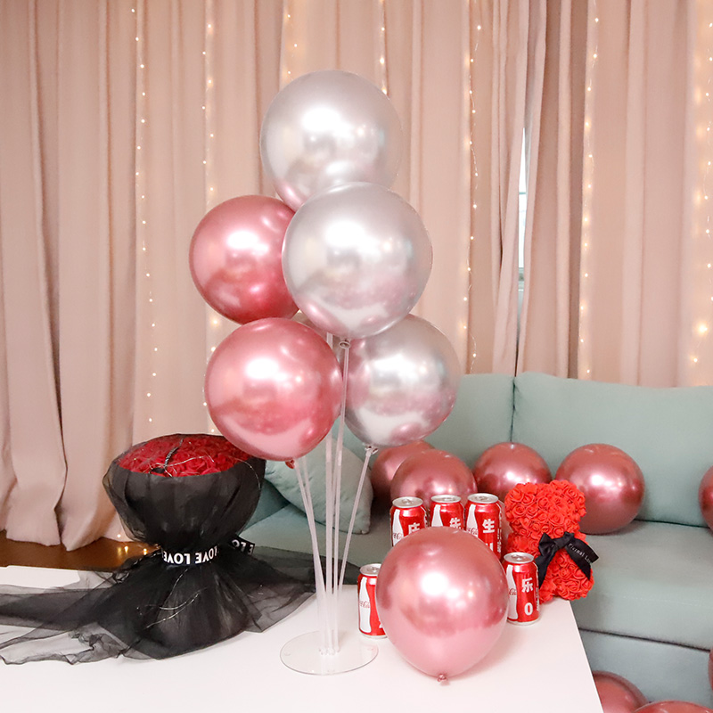 Table floating balloon landing table decoration supplies birthday party opening bracket column wedding room scene layout