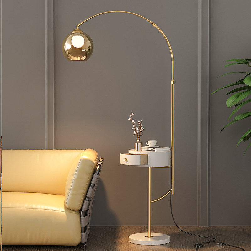 Nordic Fishing Floor Lamp Living Room Light Lavish Bedroom Bed Head Chest of drawers Sofa Edge tea table Vertical table lamp