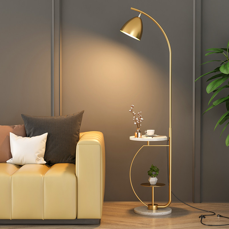 Nordic floor lamp living room bedroom bedside net red light luxury design sense sofa storage tea table study vertical desk lamp