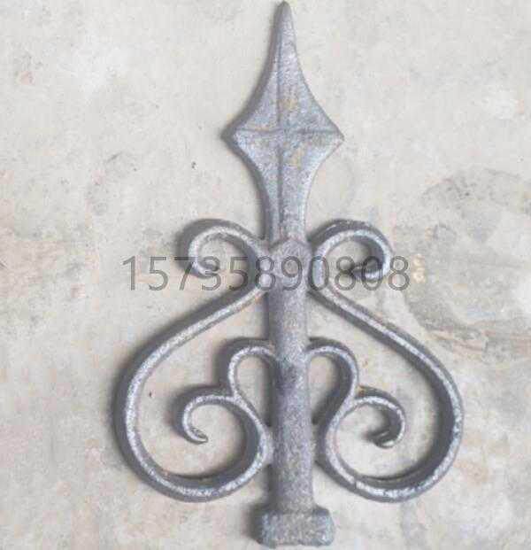 Peach Blossom Gun Tip Iron Art Accessories Iron Art Gun Pointed Big Gun Pointed Railing Accessories Anti-Creep Tips Big spear tip