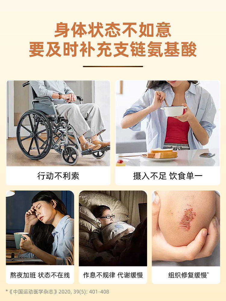 Lisikang Branched Chain Amino Acid Nutritional Powder Bcaa Special Dietary Nutrition 360g Sports Nutrition Tissue Repair