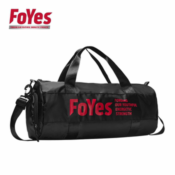 Foyes Fitness Bag Large Capacity Fitness Shoulder Bag Trendy Bag Hiking Bag Single Shoulder Basketball Sports Training Bag for Men and Women