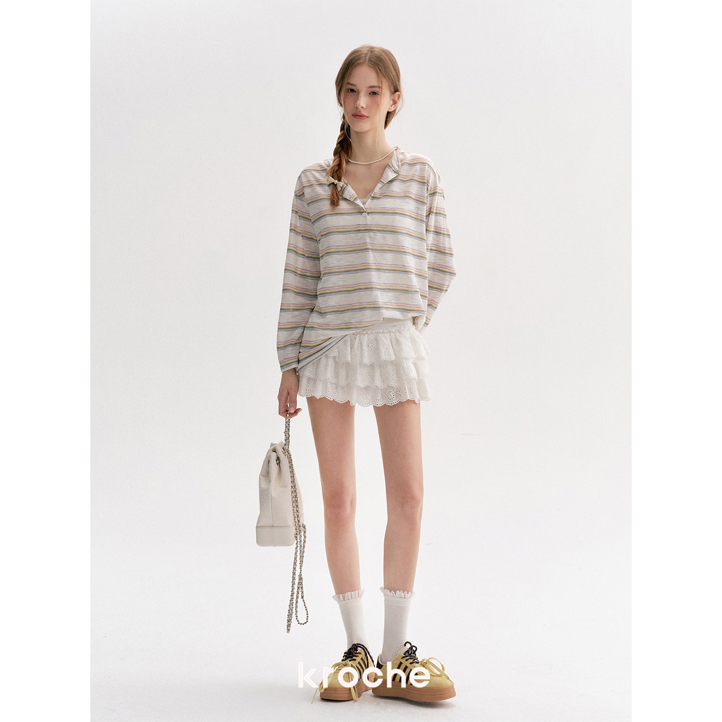 KROCHE 長袖 Tシャツ KE9028