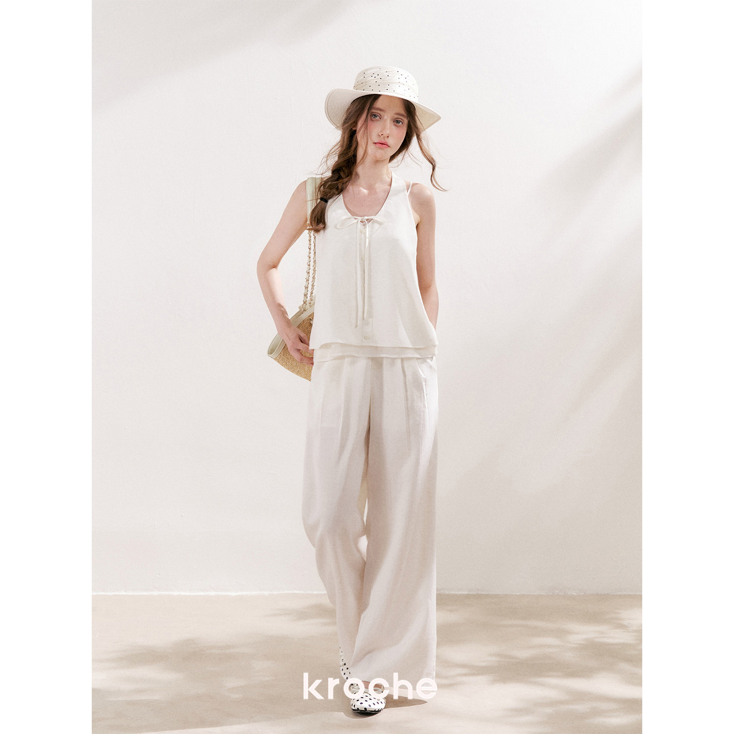 KROCHE ストレート パンツ KPK9072