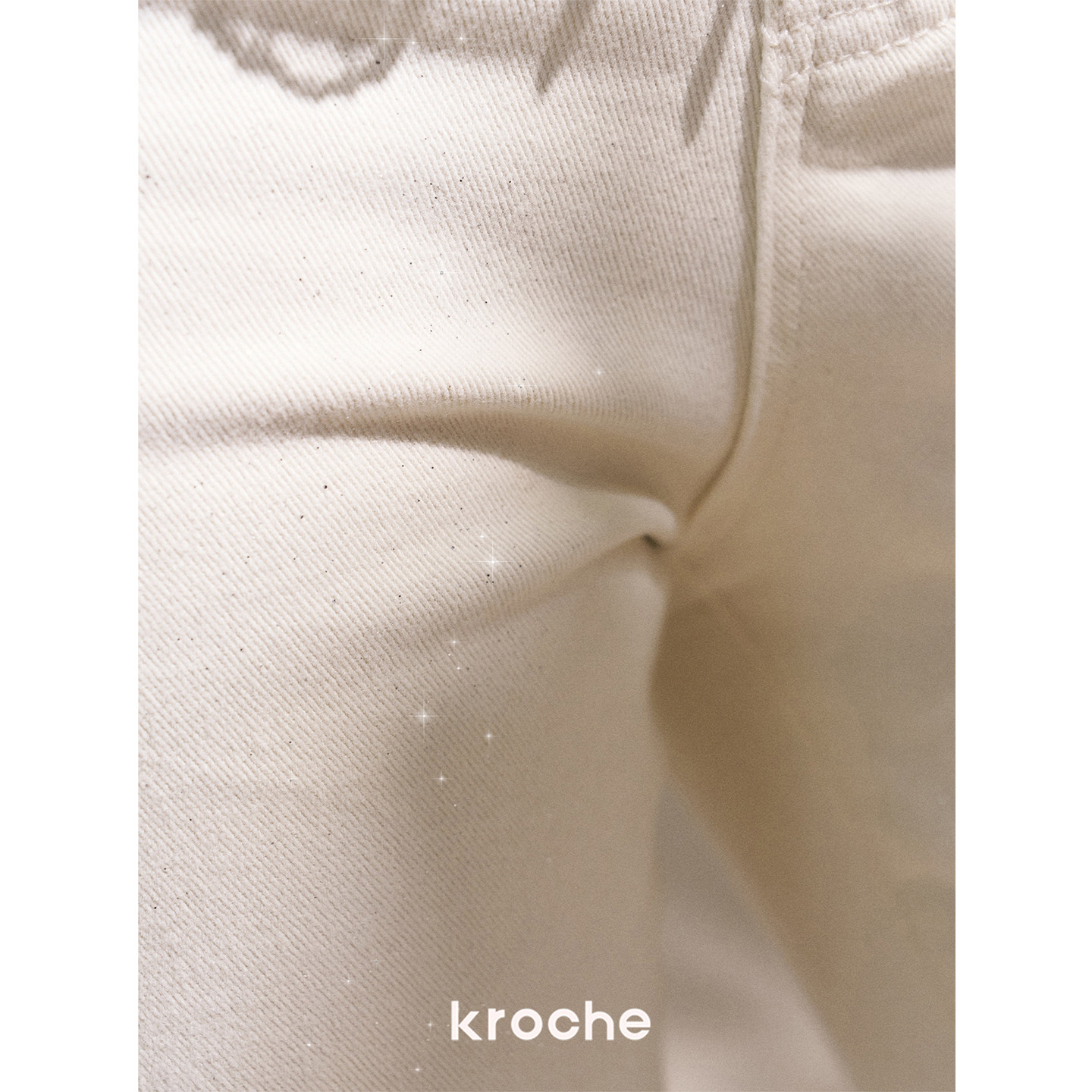 KROCHE デニム ハイウエスト デニムパンツ KN4036