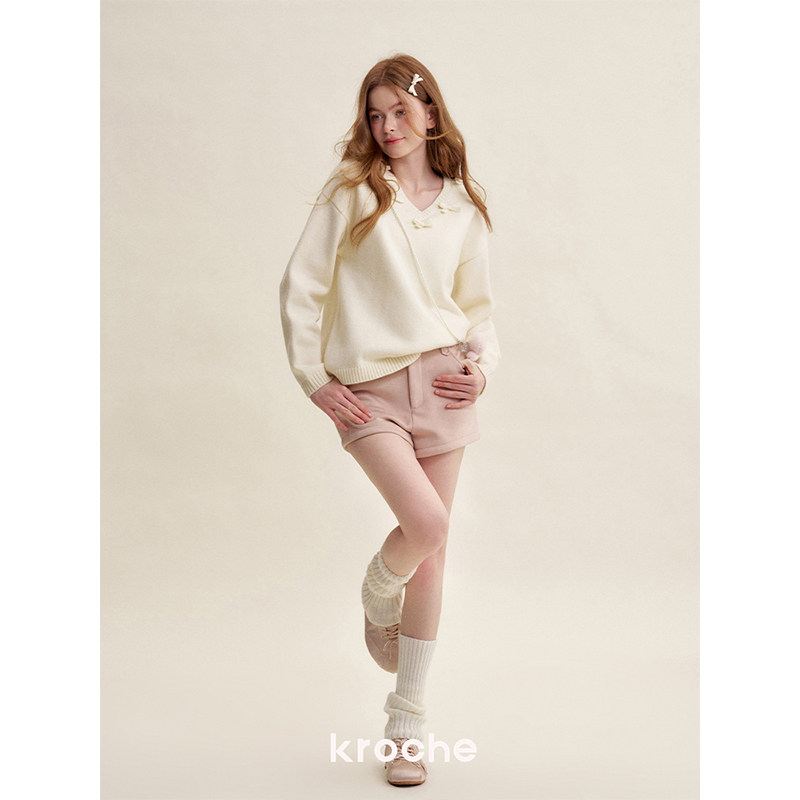 KROCHE ハイウエスト パンツ KB5021