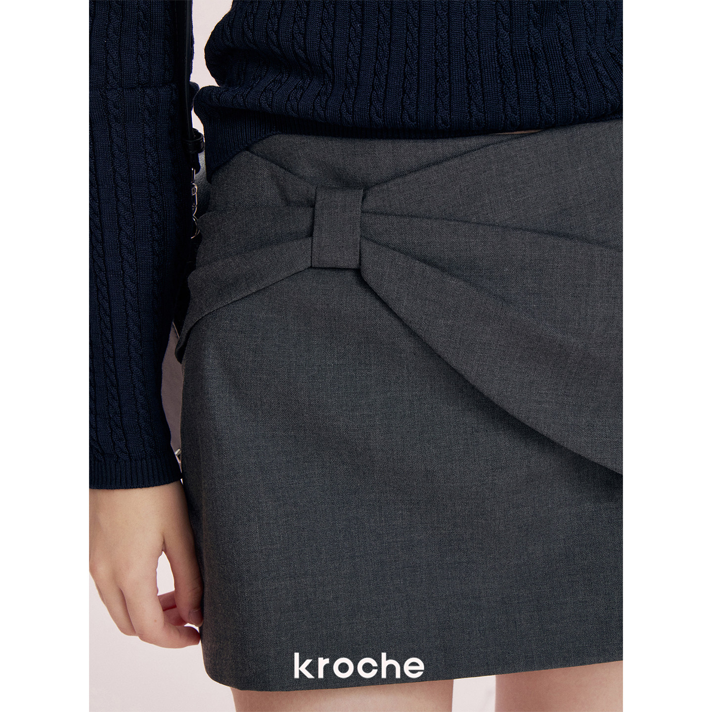 KROCHE リボン スカート KDC7074