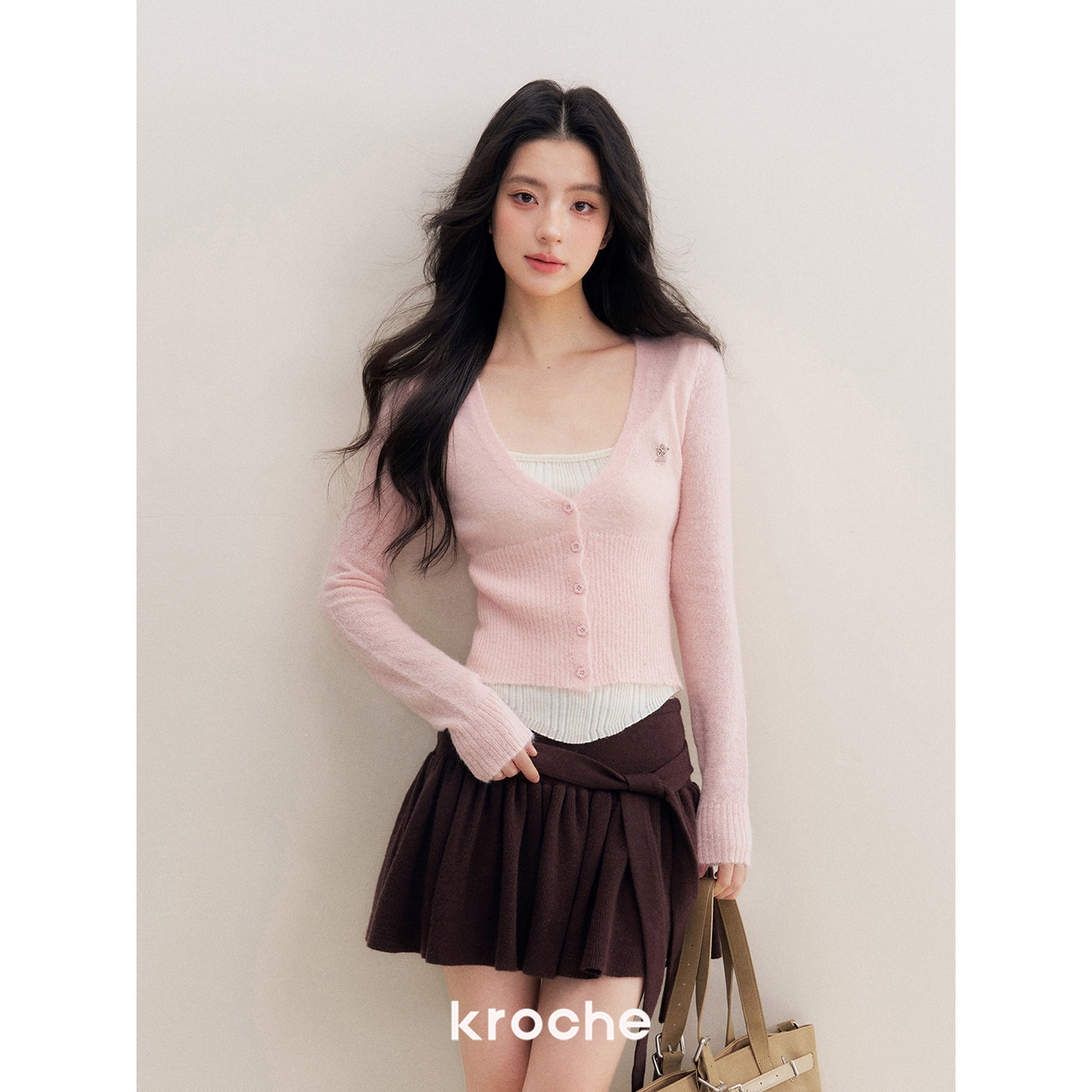KROCHE プリーツ スカート KDC9027