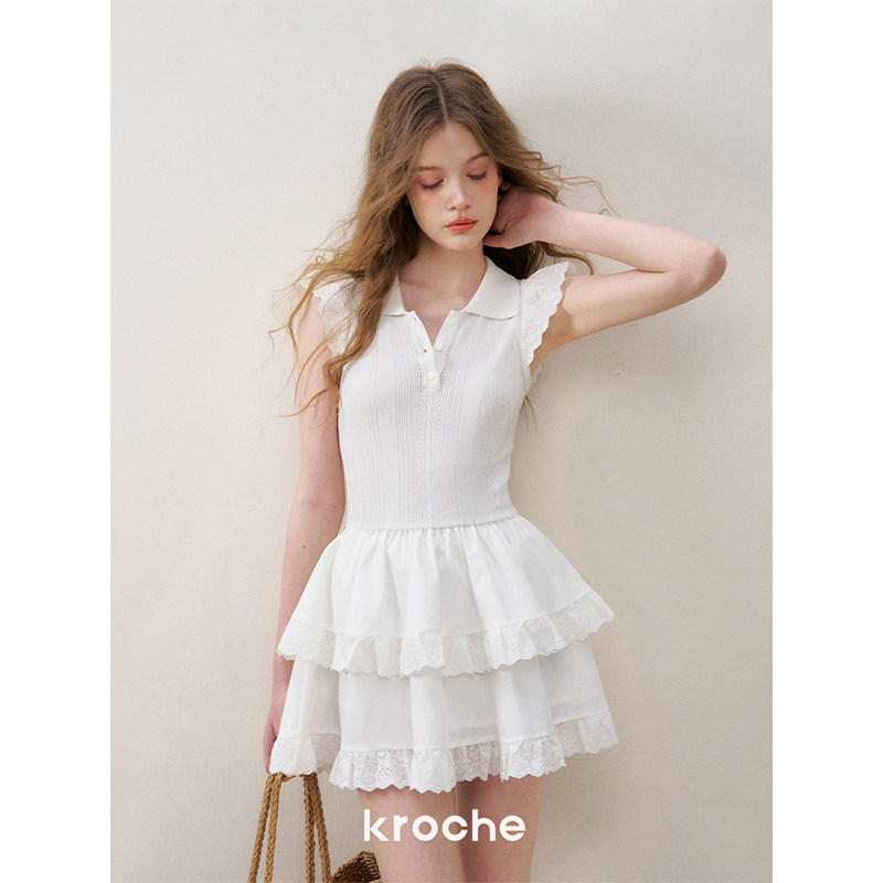 KROCHE レース ワンピース KR4009