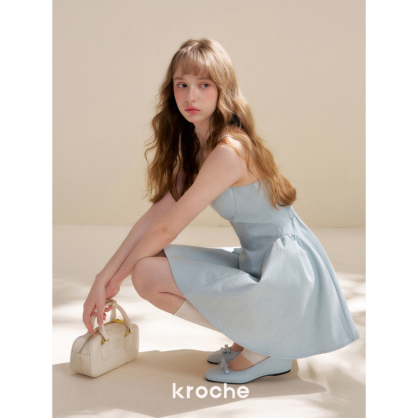 KROCHE レース ワンピース KR8059