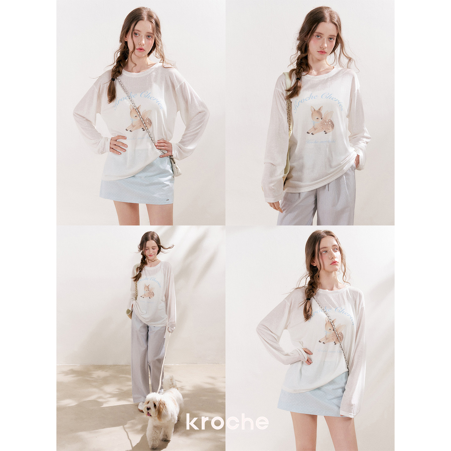 KROCHE プリント トップス KE4084