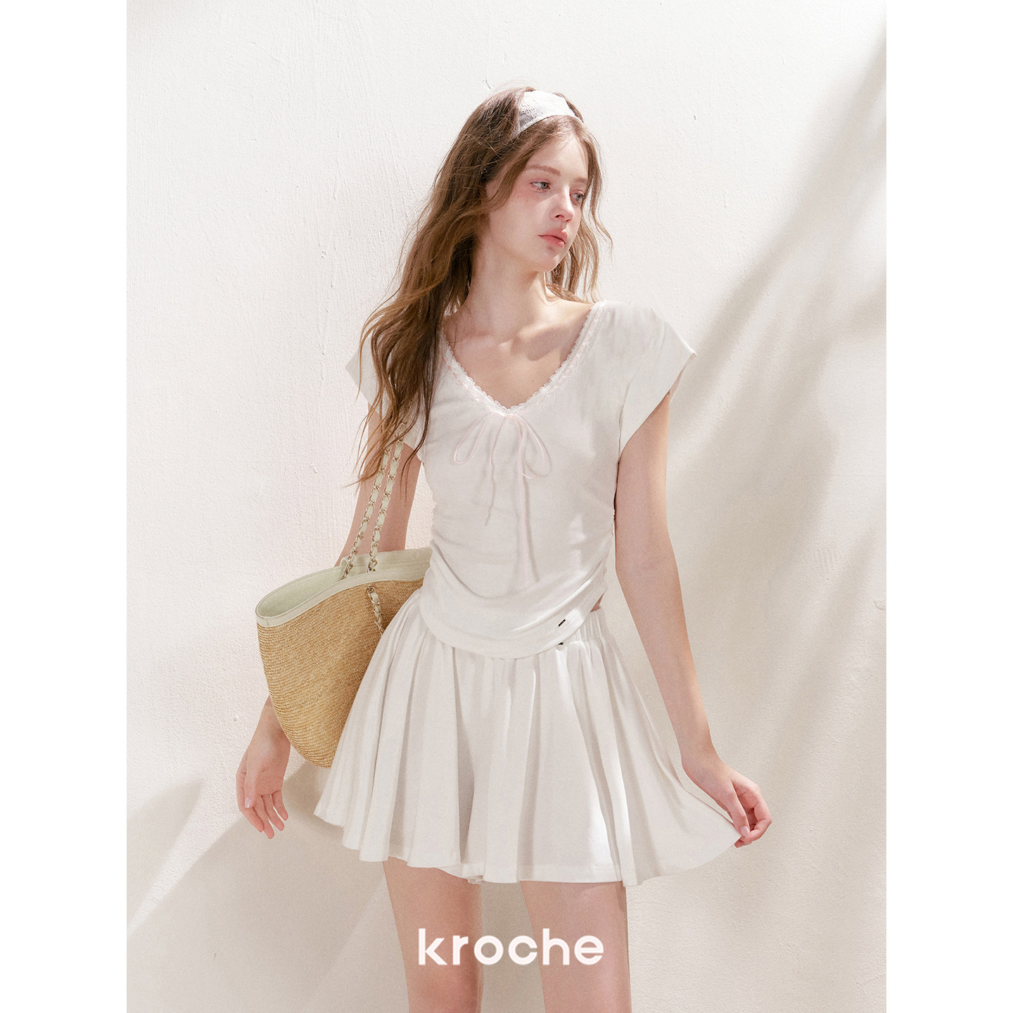 KROCHE レース ハイウエスト セットアップ KPK8077