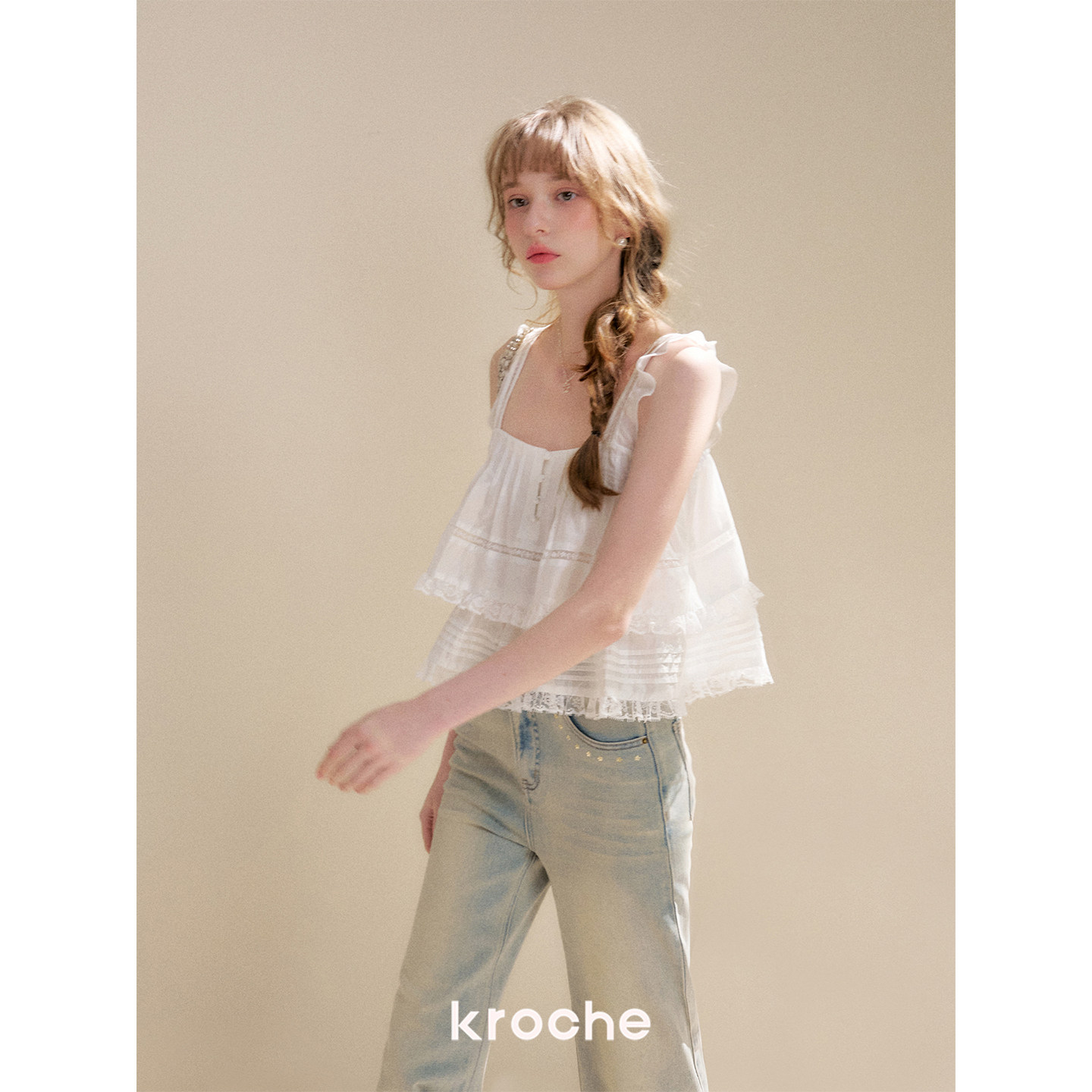 KROCHE デニム デニムパンツ KN2019