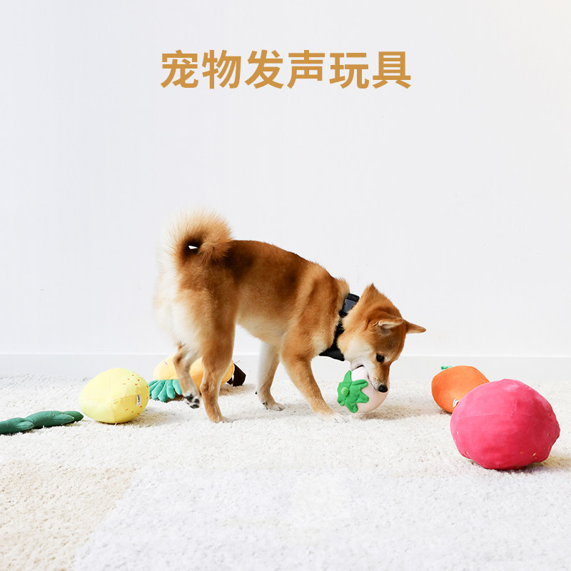 Pets Vocal Toy Dogs Creative Plush Toys Small Dogs Antithets Smoker Love Spotting Interactive Supplies Anti-Demolition