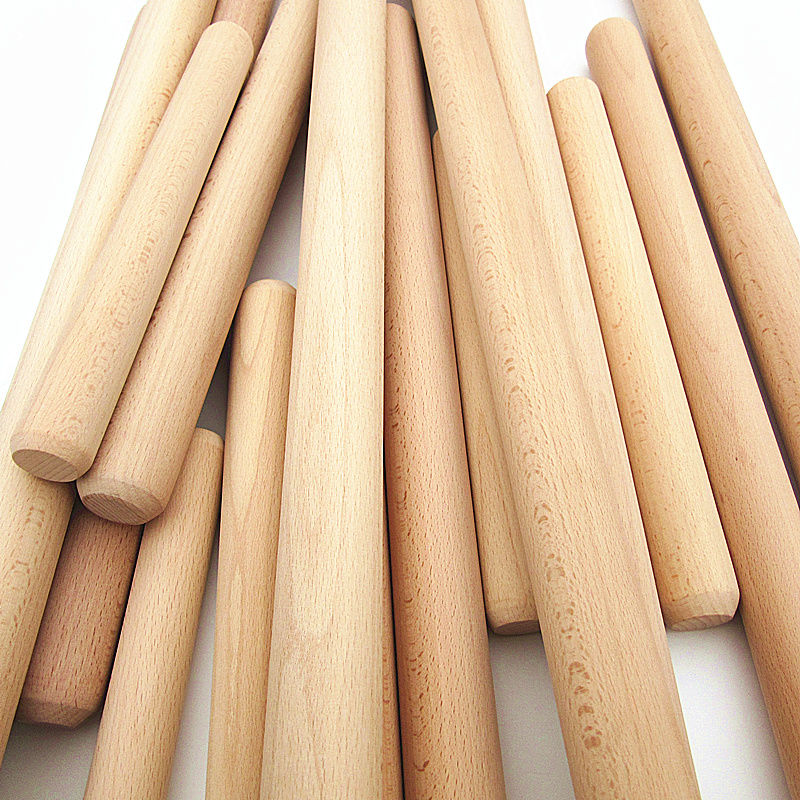 Home Rolling Stick Rolling Stick Solid Wood Water Dumplings Small Number Rolling Stick Baking Tool Press Face Stick Flour Roller roller