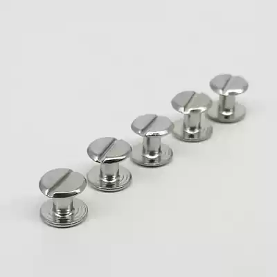 Belt Buckle Head accessories carbon steel child female screw nail belt connecting leather fixed male and female nail belt DIY riveting
