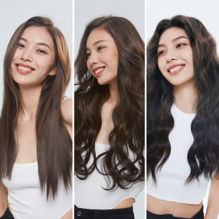 LUCY LEE Ruyi hair extension piece three-piece long straight curly hair natural traceless fluffy hair extension artificial hair girl