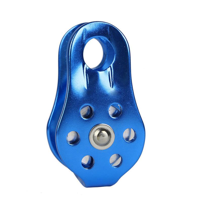 Pulley crossing rock climbing mountaineering outdoor hoisting high-altitude single sliding cable fixed rescue transportation double ropeway Group