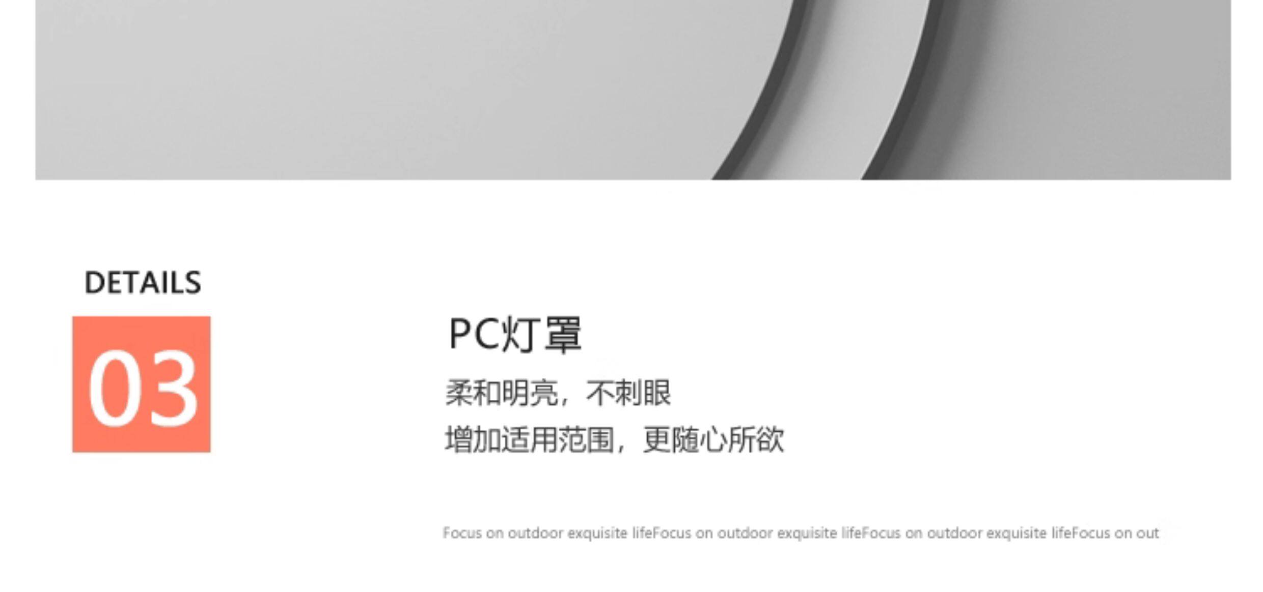 Открытый стене 刻为户外壁灯防水别墅庭院花园墙壁灯创意简约月亮月牙楼梯走道灯