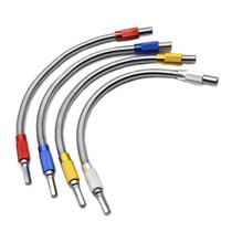 Cross-border 300mm colorful hexagonal handle metal universal flexible shaft bit variable direction screwdriver bit connecting extension rod