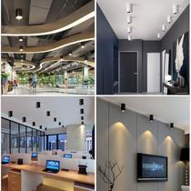 Cylinder spotlight 4 inch 5 inch 6 inch 8 inch Led Ming Spotlight Small Circular Shop Suction light mall cob engineering cylinder light