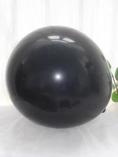 Matte Black Series Large and Small Balloons 5-Inch 10inch 12inch 18inch 36inch Round Latex Artistic Modeling Balloons