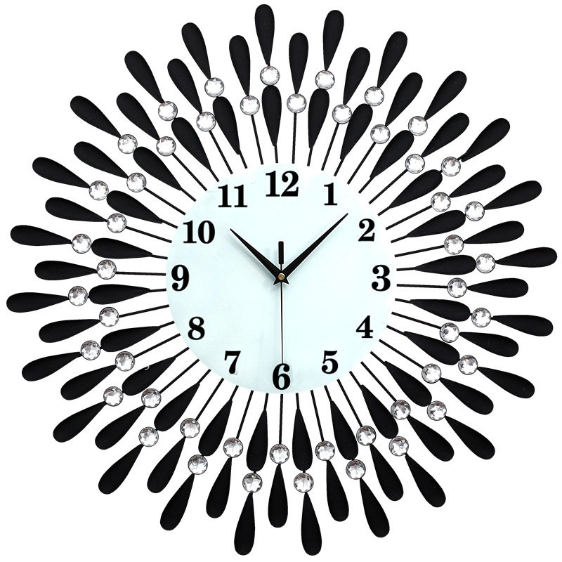 Clocks, Wall Clocks, Living Room Silent Modern Minimalist Household Quartz Clocks, Fashionable and Personalized Art Decoration, Light Luxury Clocks