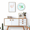 Northward Cartoon Dinosaur Ultra-Quiet Creative Wall Clock Cute Simple Home Living Room Children's Room Bedroom Wall Clock
