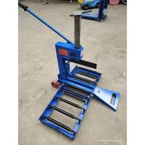 Permeable brick brick machine Manual square road surface water seepage brick cutting machine road along sidewalk bread brick hand pressure