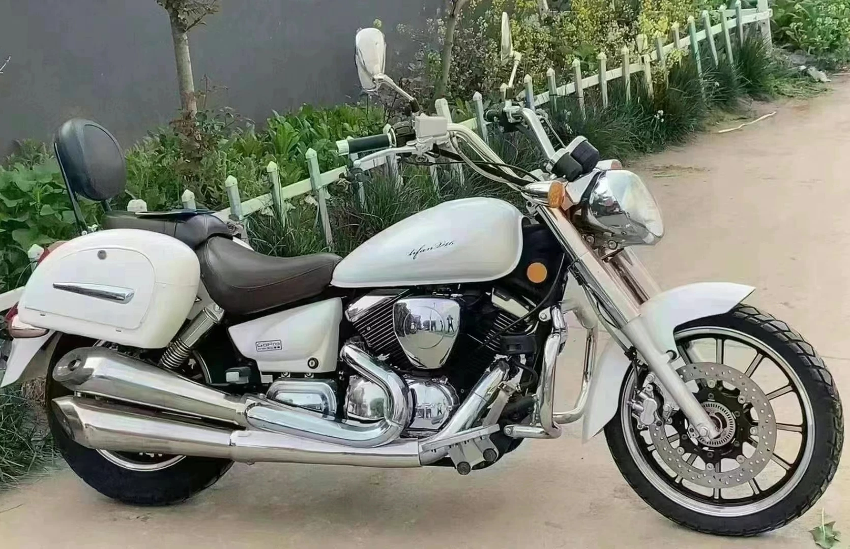 Импортированный подержанный мотоцикл BMW latte cruise ретро тяжелый локомотив Princes Yamaha V-цилиндр 250 Tianwang Street car