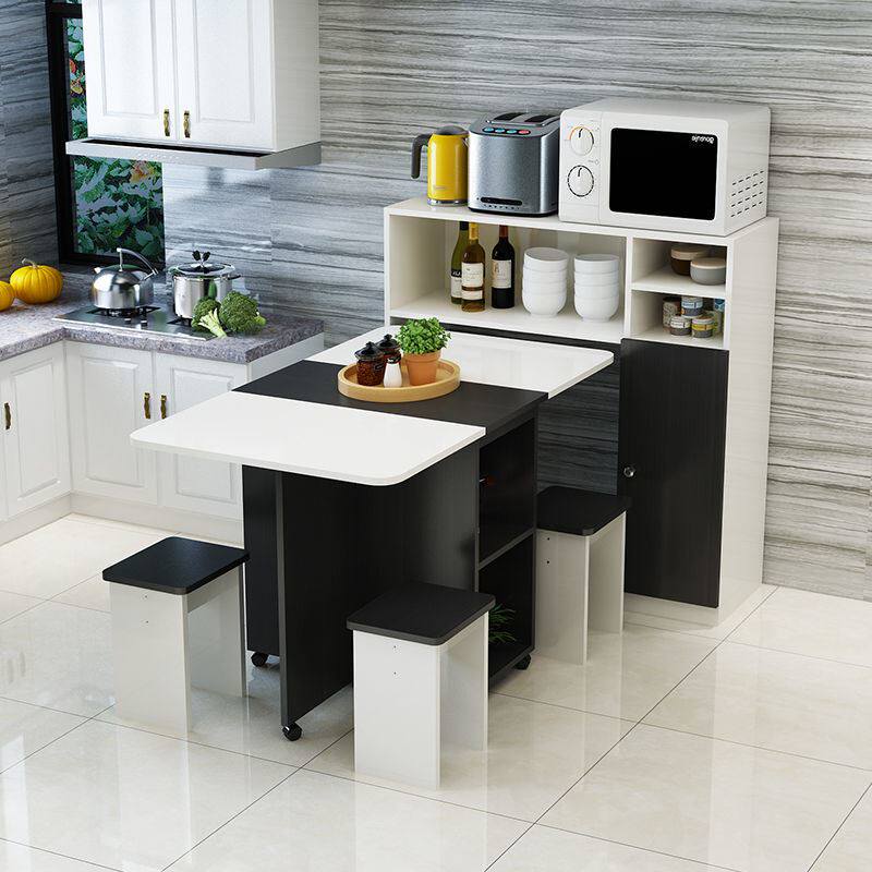 Dining Cabinet Fold table One body ultra-thin 2021 new net red home can contain modern minimalist small family type table