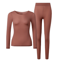 Cat human skin base warm tops womens body-shaping long-sleeved underwear tight-fitting skin-beautifying bottoming shirt winter new ultra-thin